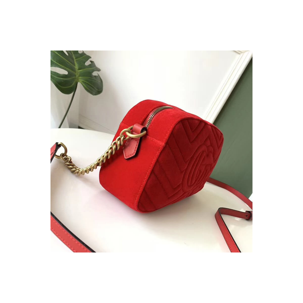 Gucci GG Marmont Velvet Small Shoulder Bag 447632