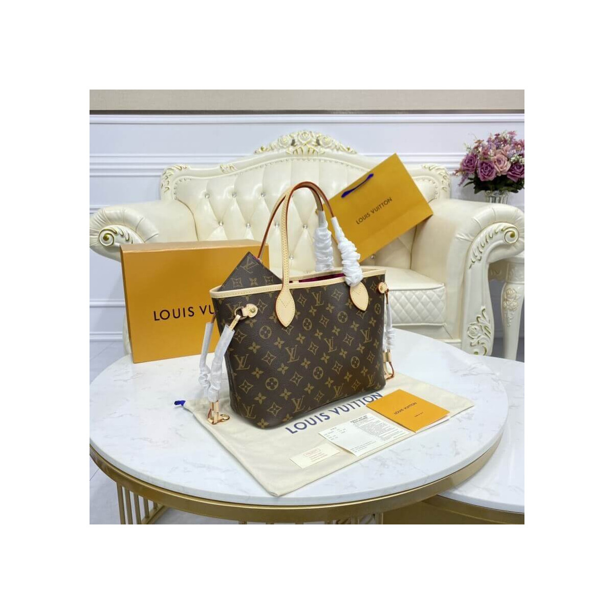 Louis Vuitton Monogram Neverfull PM M41000 M41001 M41245