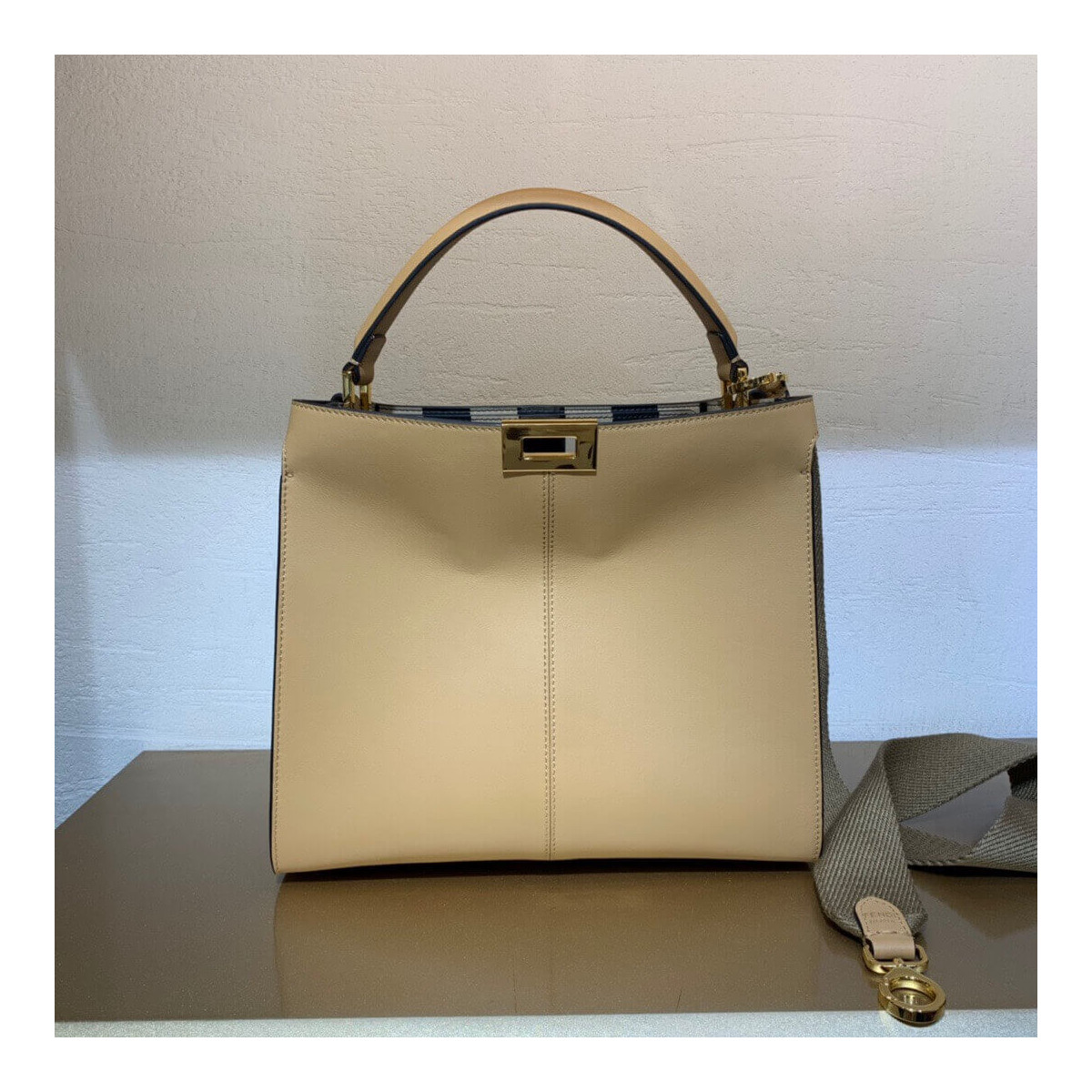 Fendi Peekaboo X-Lite Medium Leather Bag 8BN310A