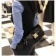 Prada Pocket Nylon And Brushed Leather Bag 1BD295