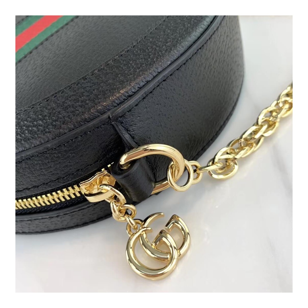 Gucci Ophidia Mini Round Shoulder Bag 550618