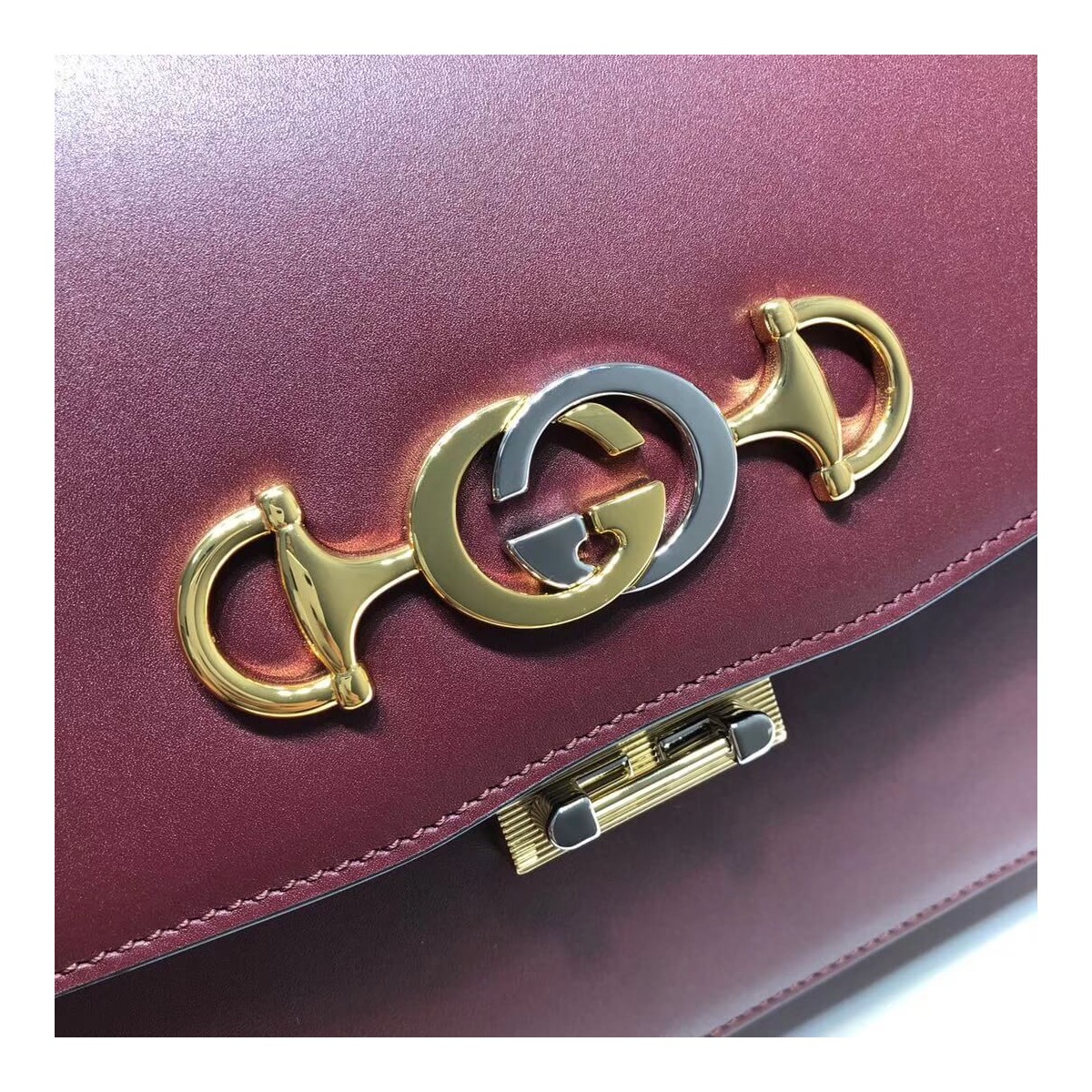 Gucci Zumi Smooth Leather Small Shoulder Bag 576388