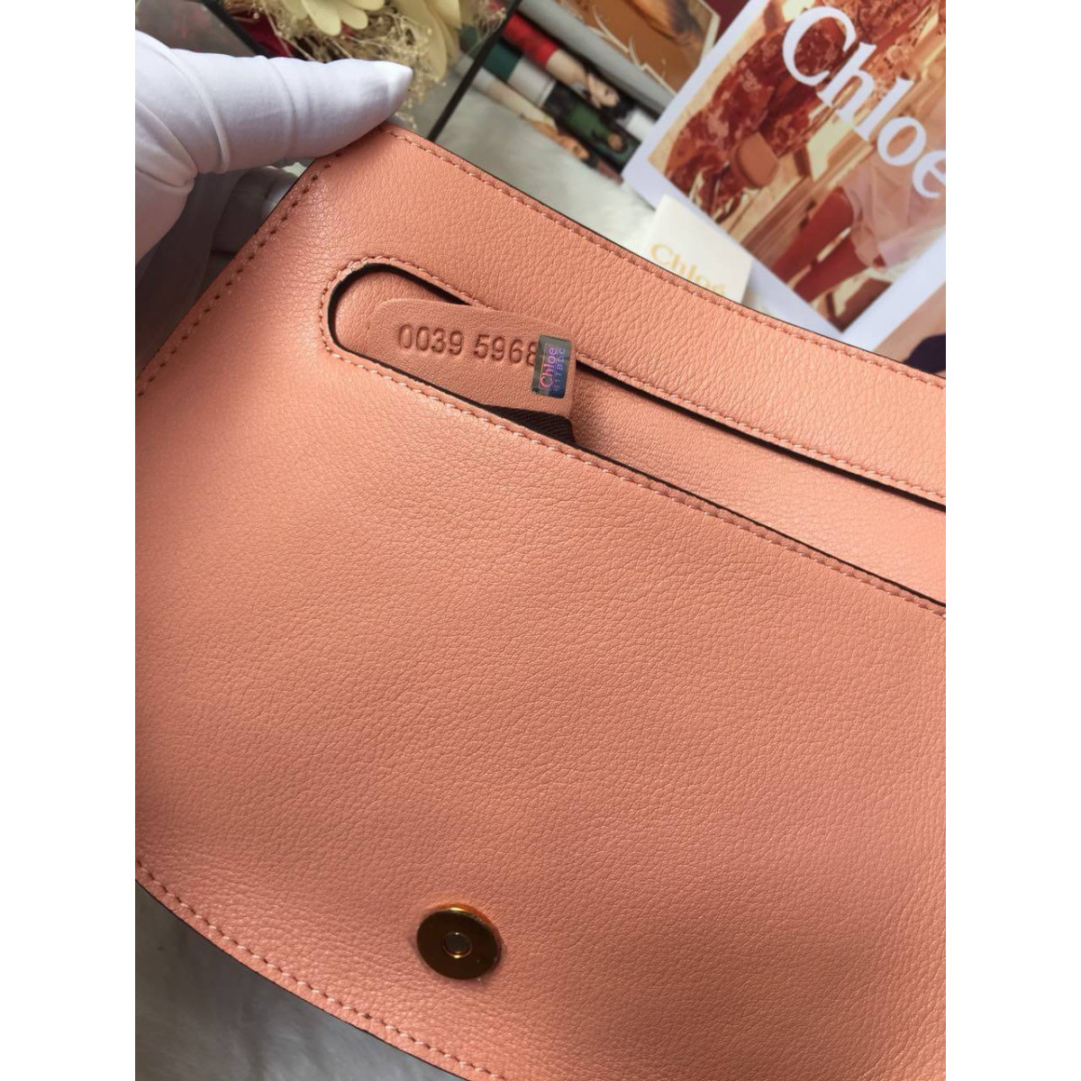 Chloe Mini Marcie Bag in Suede P580