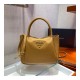 Prada Deerskin Leather Should Tote Bag 1BC145