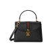 Gucci Ophidia Leather Small Top Handle Bag With Web 651055