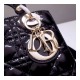 Christian Dior Patent Calfskin Small Lady Dior Bag M0531