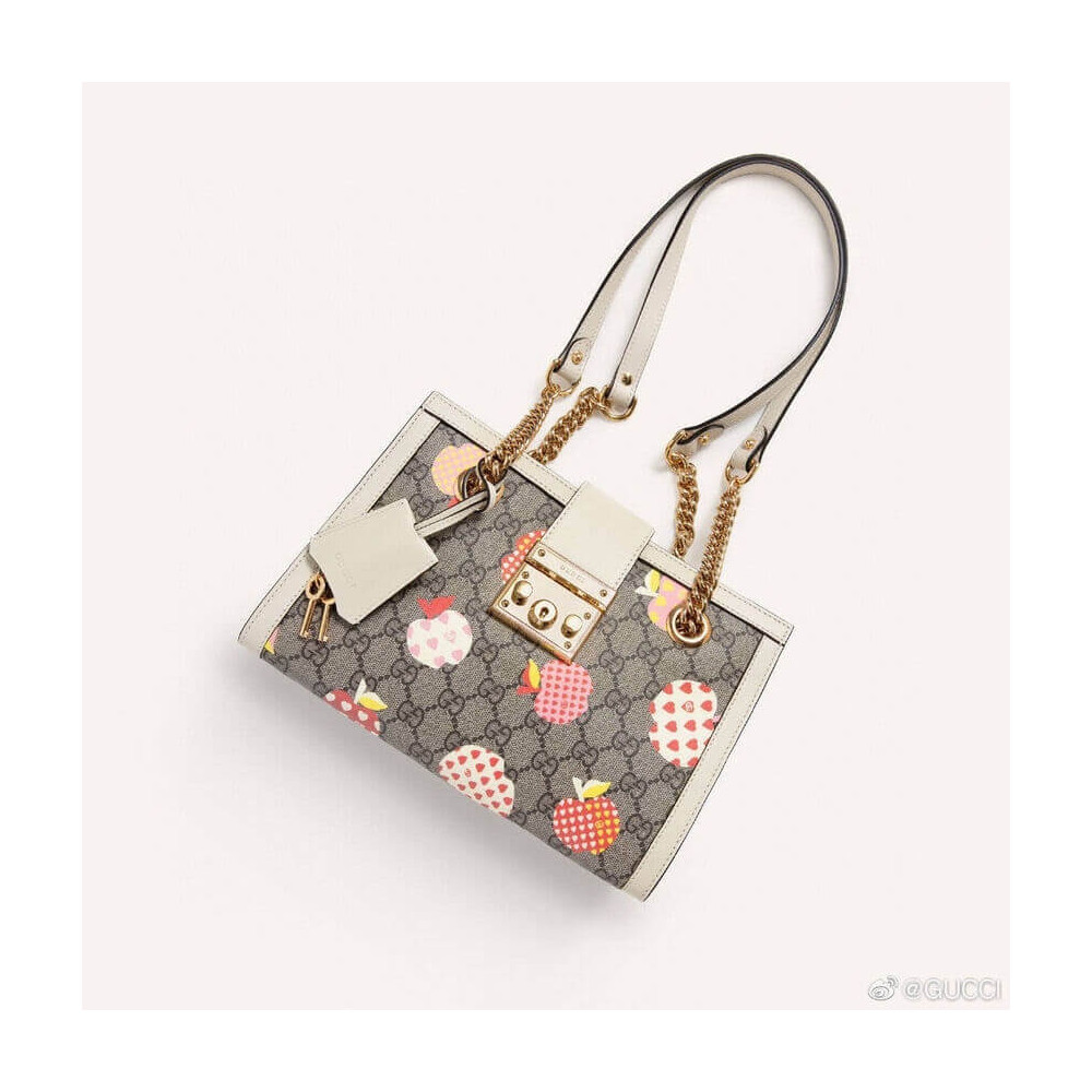 Gucci Padlock GG Heart Apple Pattern Small Shoulder Bag 498156