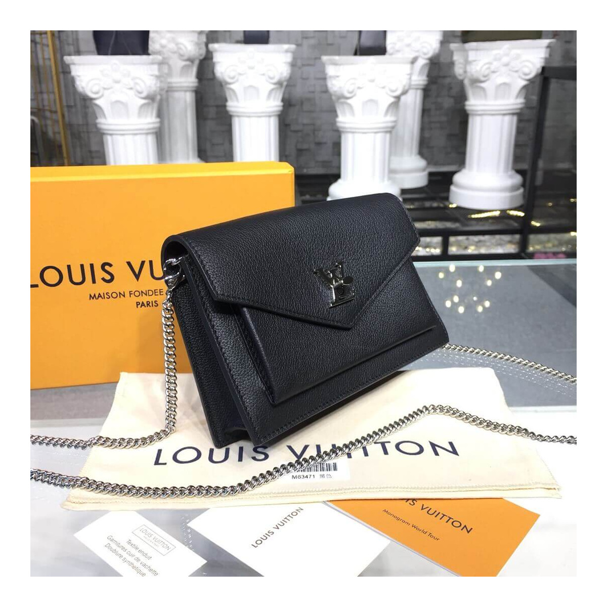 Louis Vuitton Mylockme Chain Pochette M63471 M63980