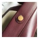 Celine Frame Medium Shoulder Bag 180263 Burgundy/White