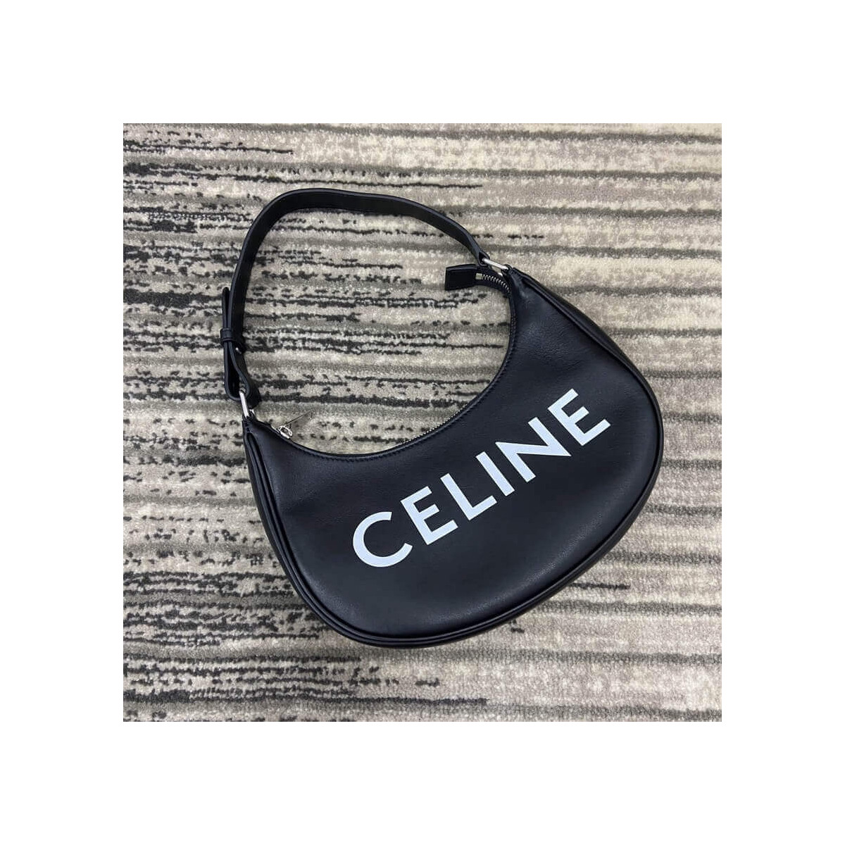 Celine Ava Bag In Smooth Calfskin With Celine Print 193953