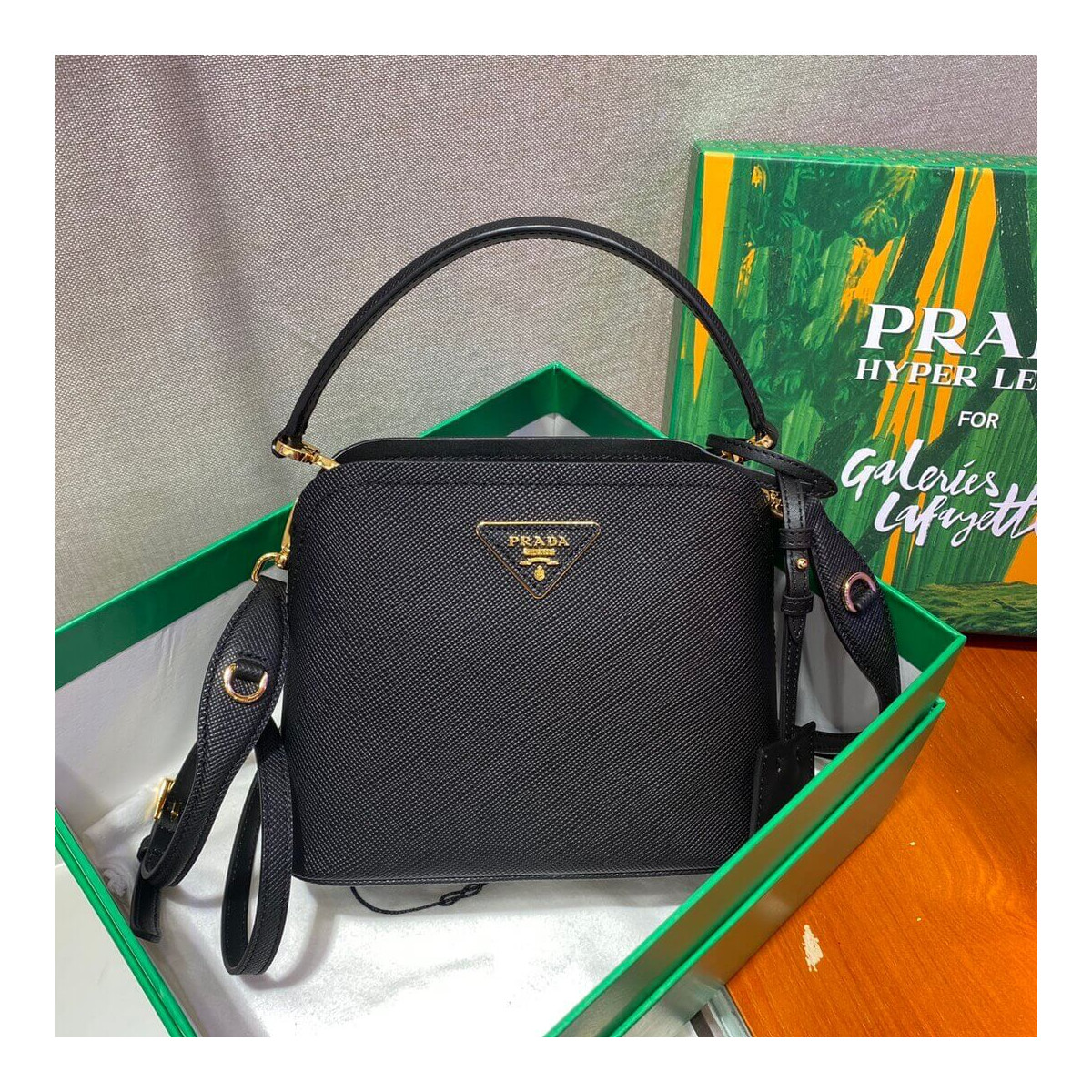 Prada Matinée Micro Saffiano Leather Bag 1BA286