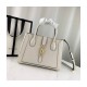 Gucci Jackie 1961 Medium Tote Bag in White Leather 649016