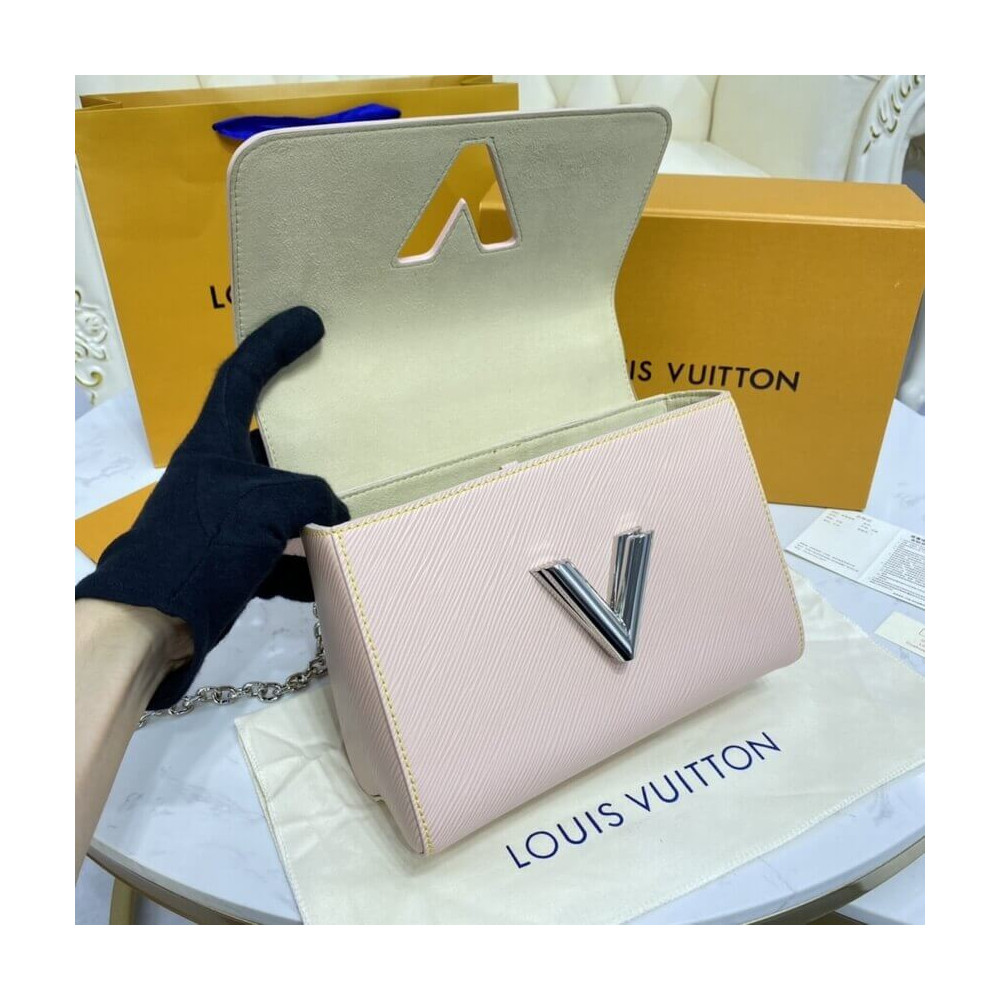 Louis Vuitton Epi Leather Twist MM M50282 Rose Ballerine