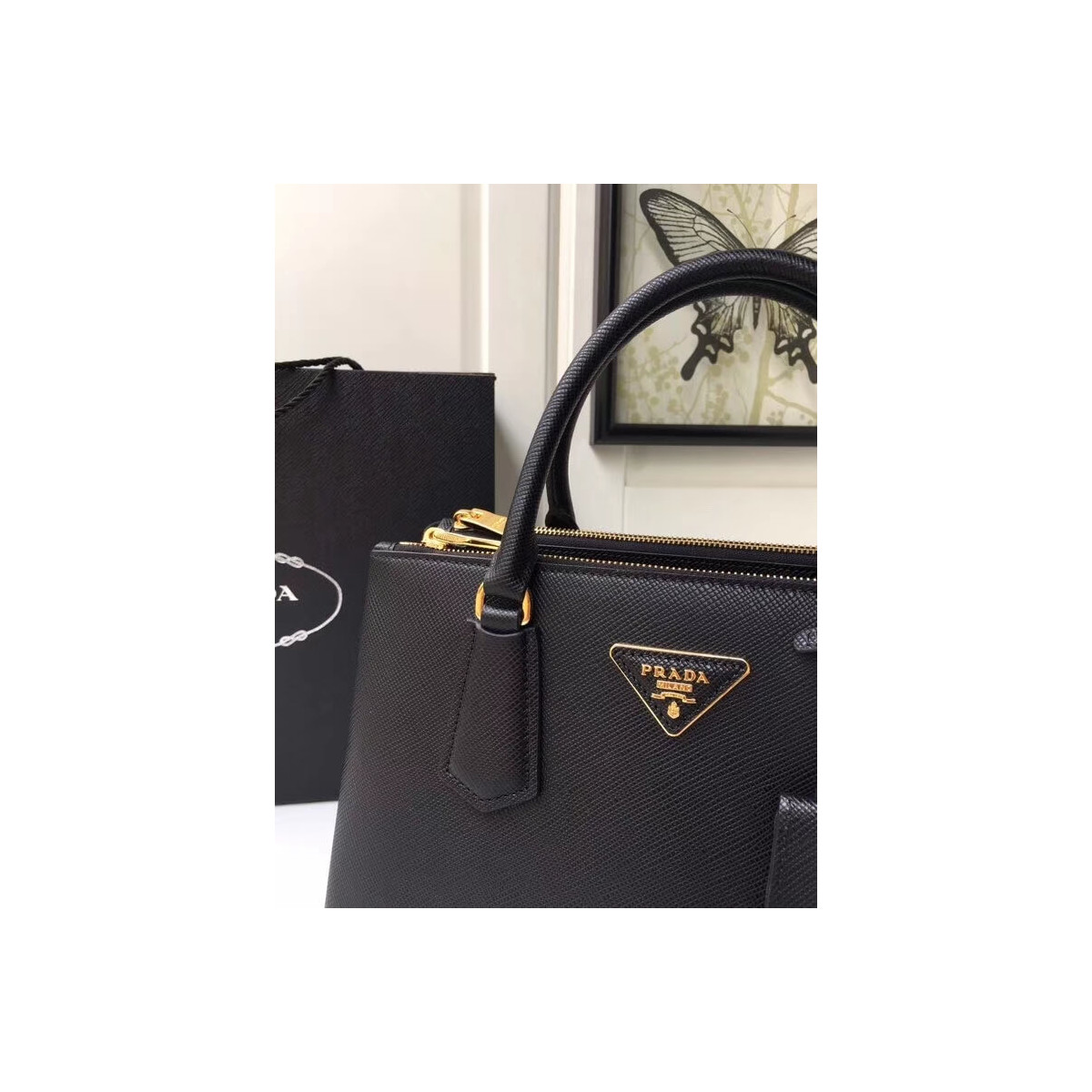 Prada Galleria Saffiano Leather Bag 1BA232