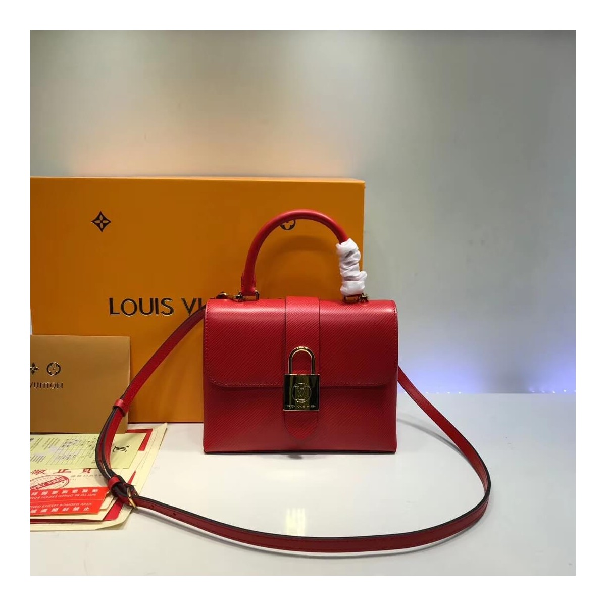 Louis Vuitton Epi Leather Locky BB Bag M52879