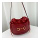 Gucci 1955 Horsebit Bucket Bag 602118 Red