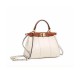 Fendi Peekaboo Iconic Mini Leather Bag 8BN244 White