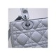 Dior Medium Lady Dior Bag in Ultramatte Cannage Calfskin M0565