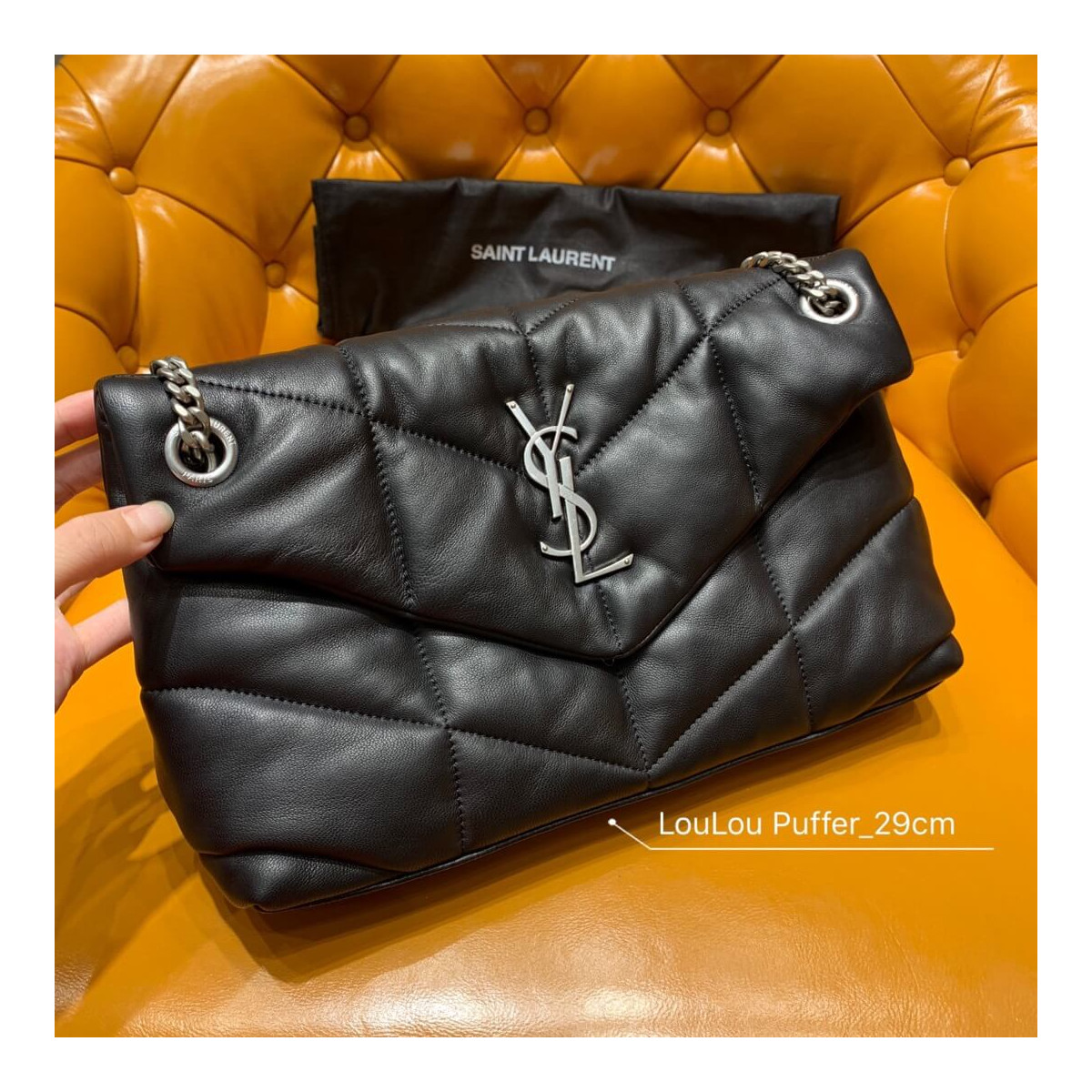 Saint Laurent Loulou Puffer Small Bag In Quilted Lambskin 577476