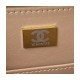 Chanel Gold Vanity Case in Lambskin Style AS2900