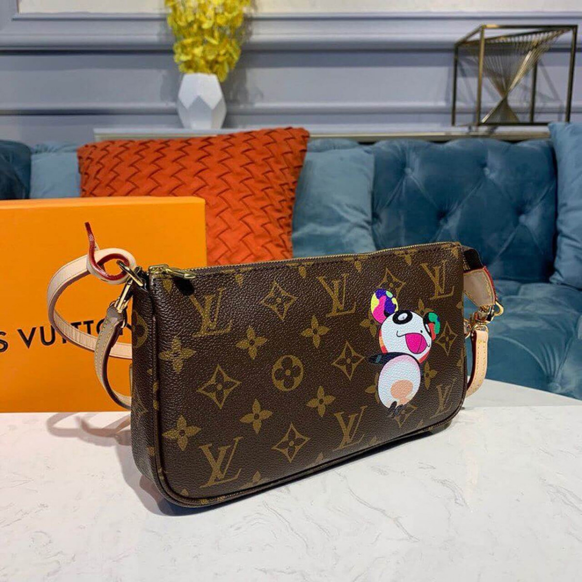 Louis Vuitton Murakami Panda Pochette Accessoires M51980