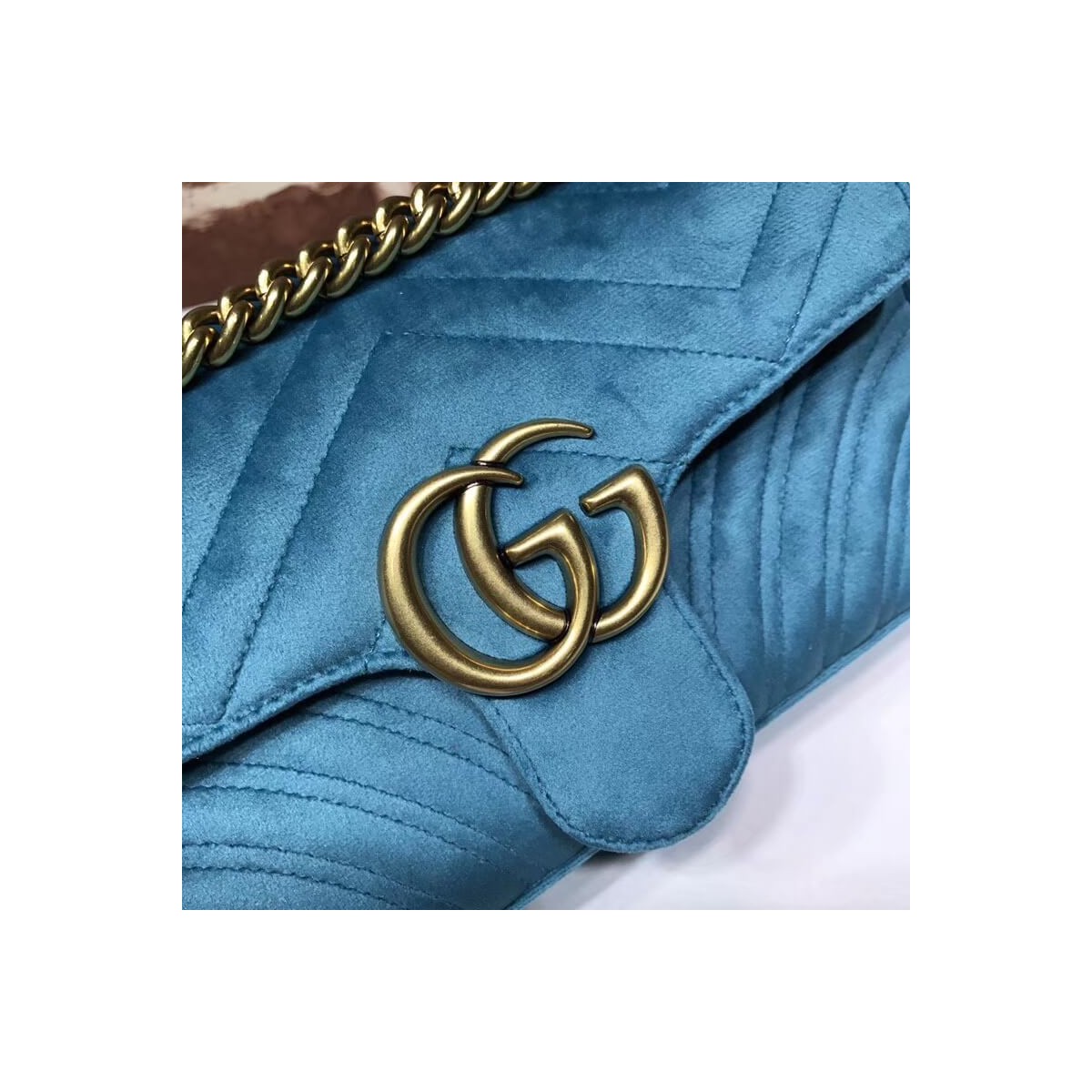 Gucci GG Marmont Velvet Shoulder Bag 446744