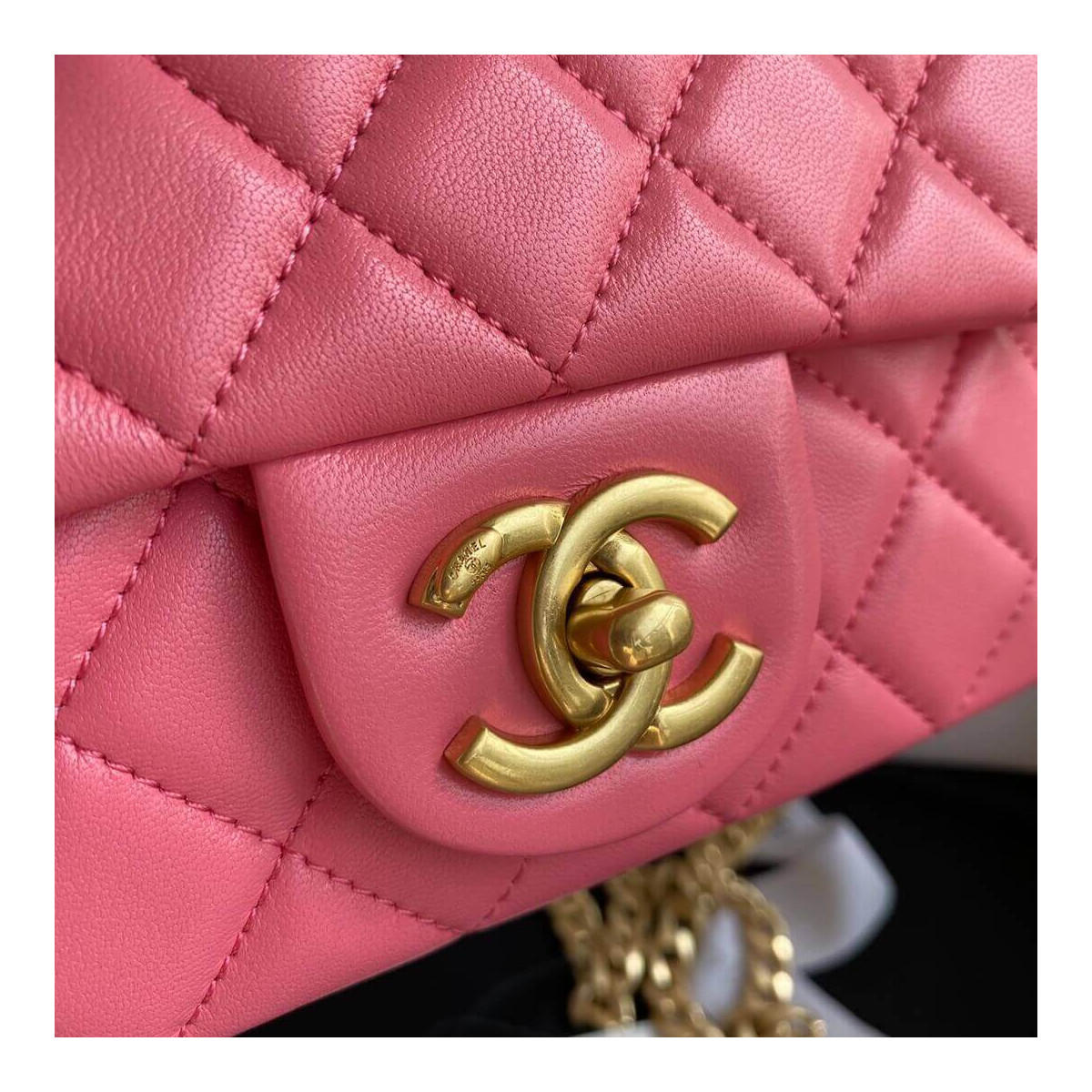 Chanel Mini Square Resin Bag AS2379