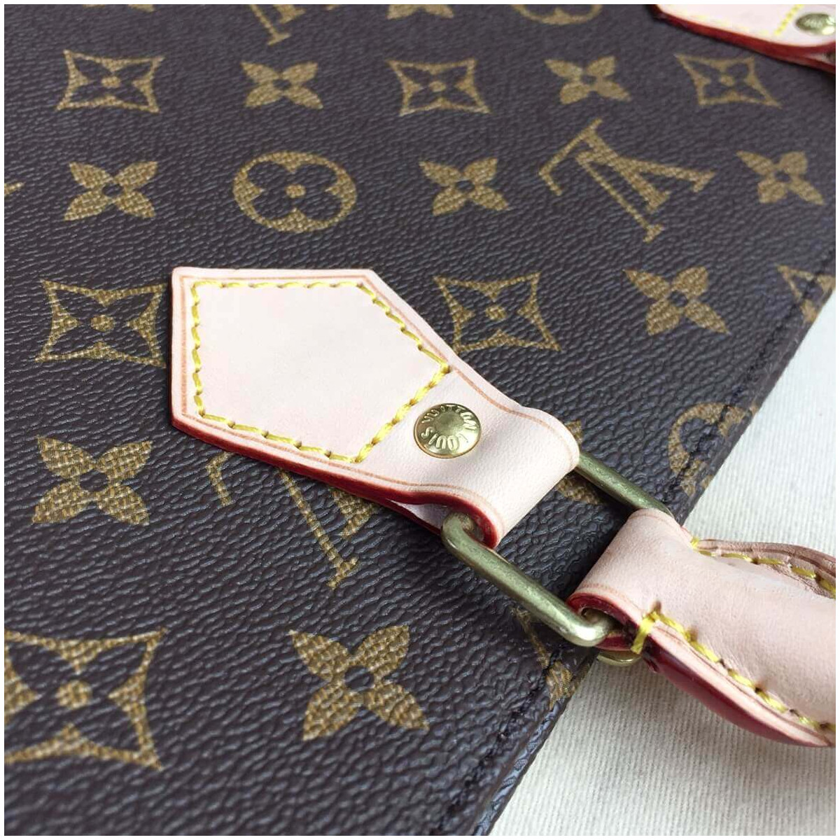 Louis Vuitton Monogram Canvas Sac Plat Tote Bag M51140