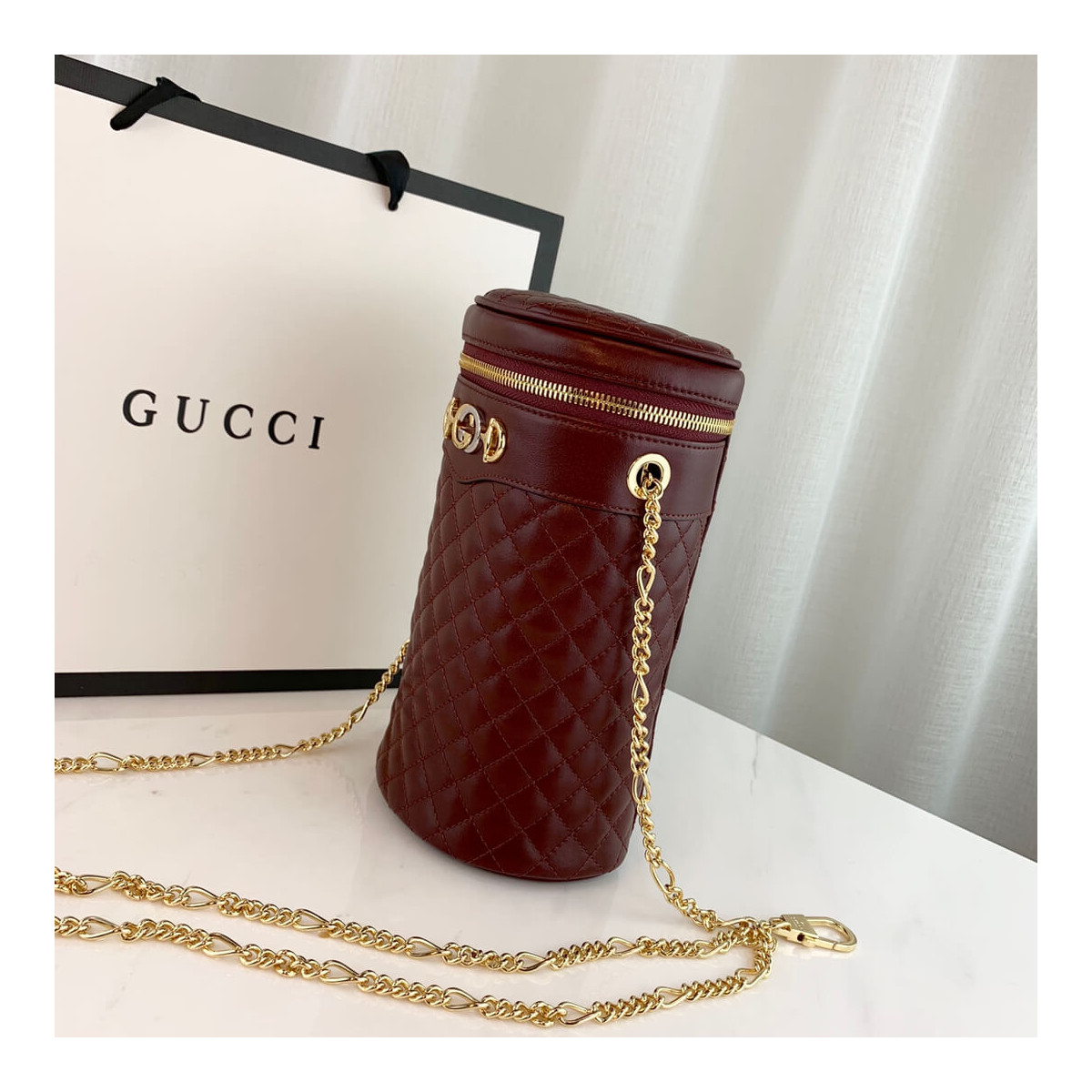 Gucci Quilted Leather Belt Bag 572298