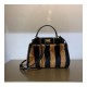 Fendi Peekaboo Iconic Mini Black Mink Bag 8BN244