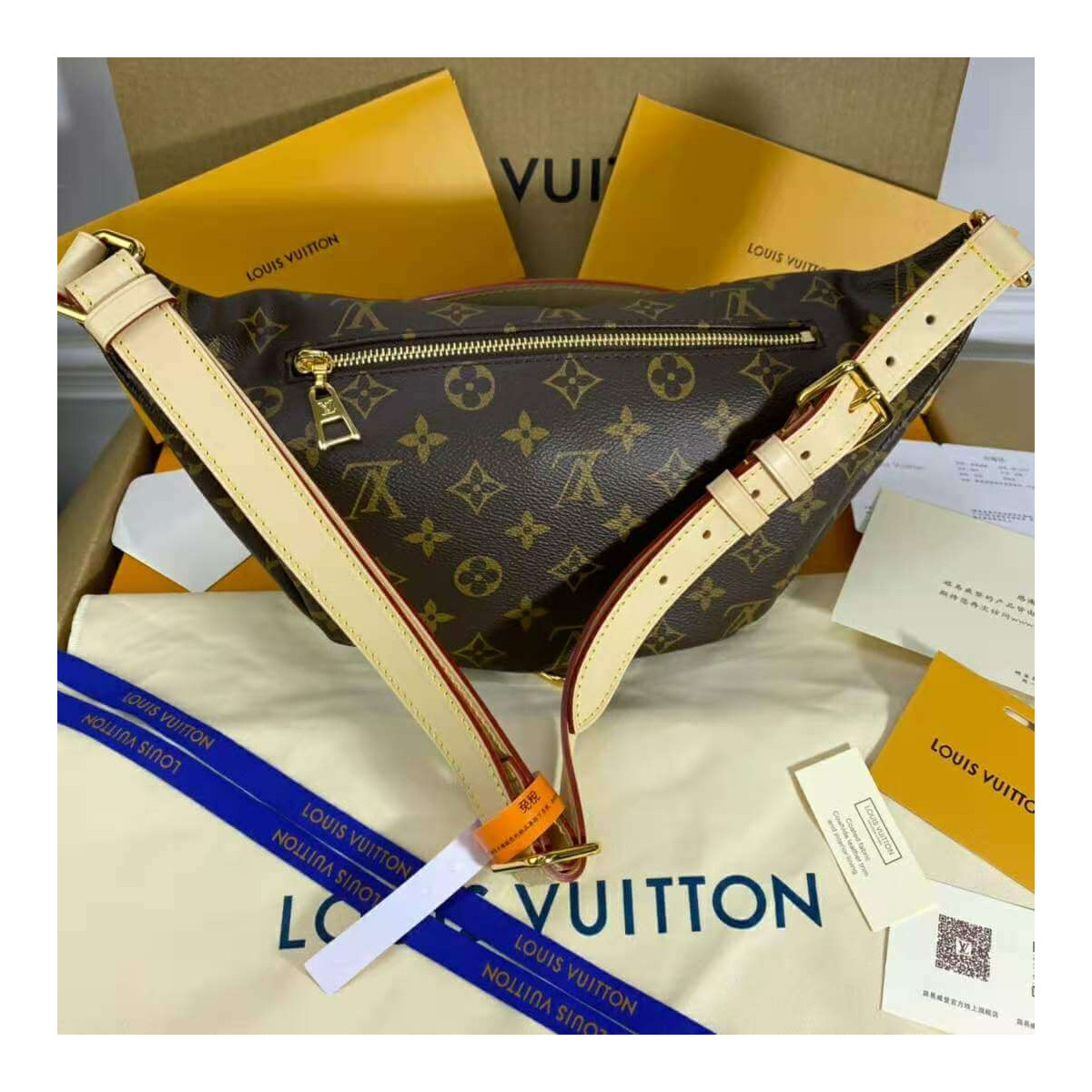 Louis Vuitton Monogram Canvas Bumbag M43644