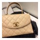 Chanel Flap Bag With Top Handle AS1174