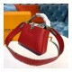 Louis Vuitton Taurillon And Python Leather Capucines Mini N97075