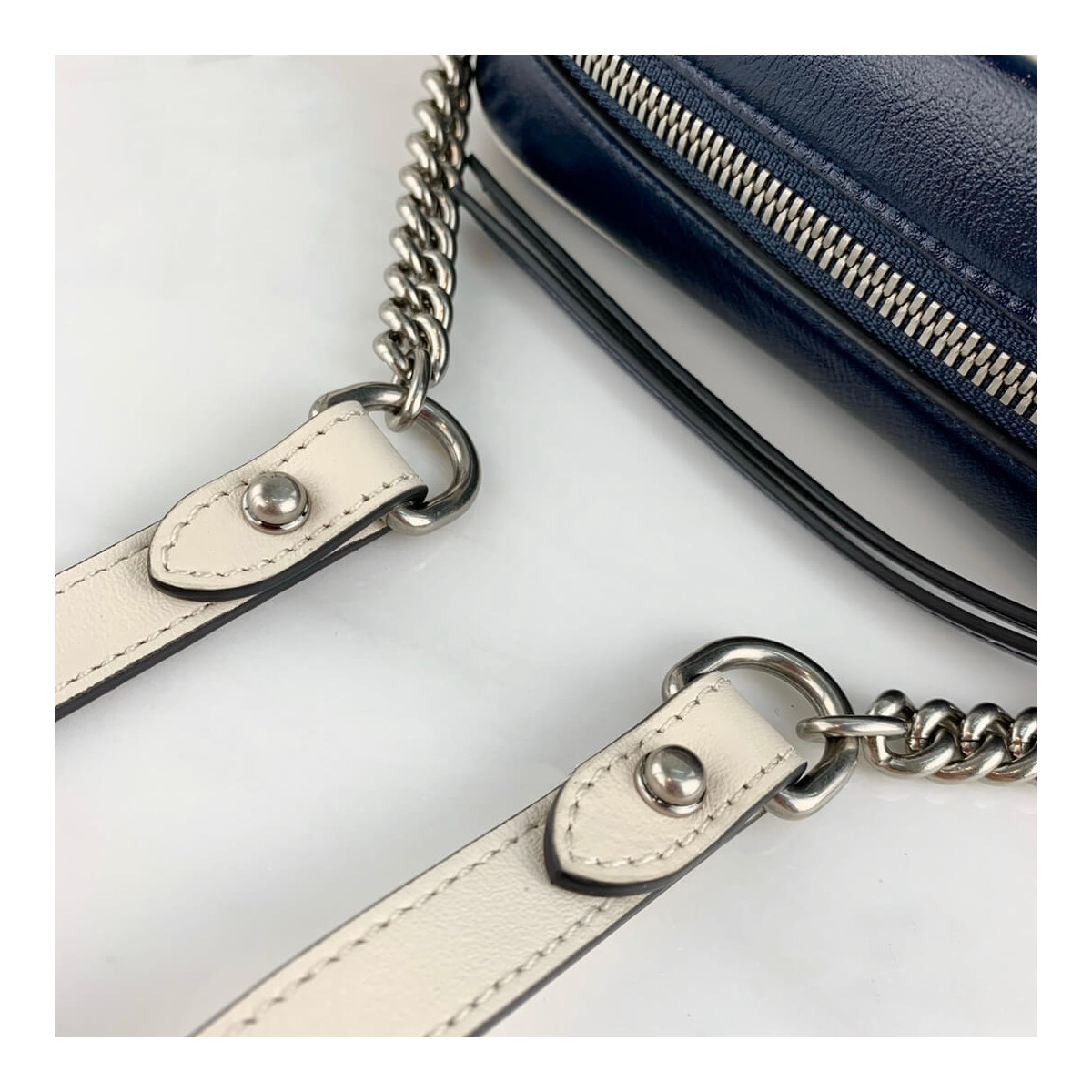 Gucci GG Marmont Matelassé Mini Bag 448065 Blue