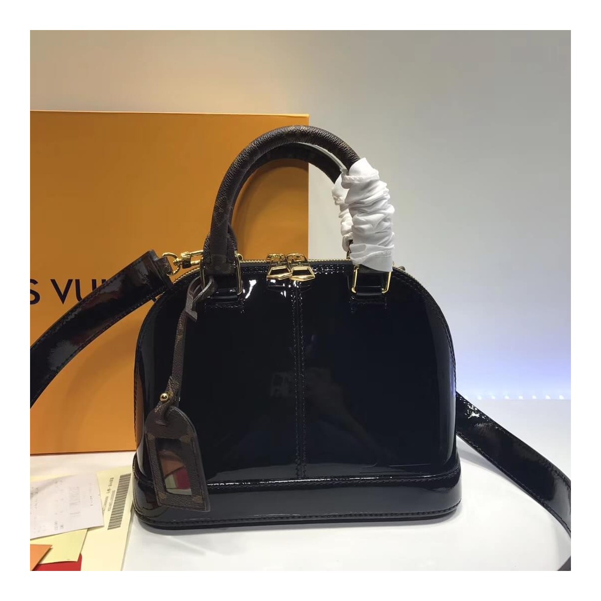 Louis Vuitton Patent Leather Alma BB M54785