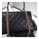 Chanel Flap Bag With Top Handle AS1174