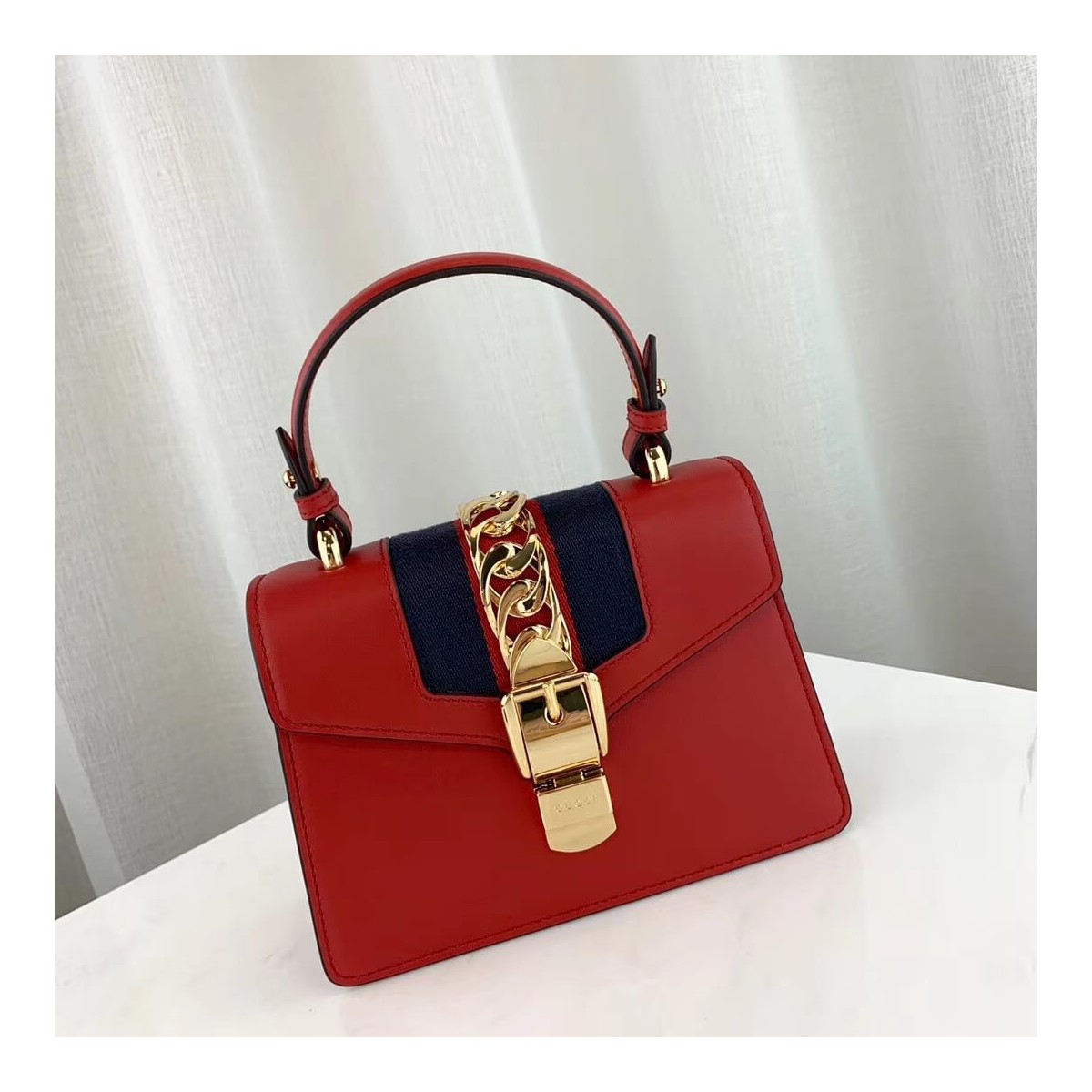 Gucci Sylvie Leather Mini Bag 470270