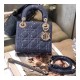 Christian Dior Patent Calfskin Mini Lady Dior Bag M0505