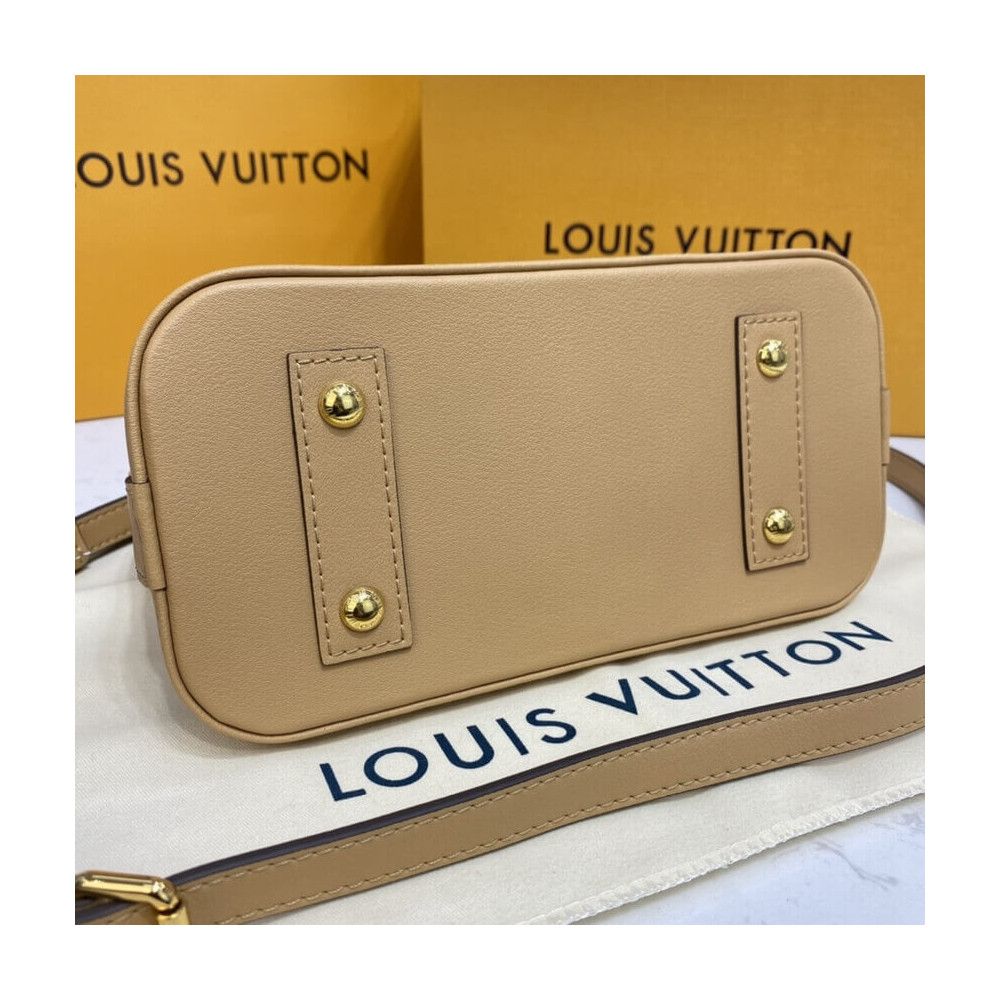 Louis Vuitton Alma BB Monogram Metal in Beige M58638