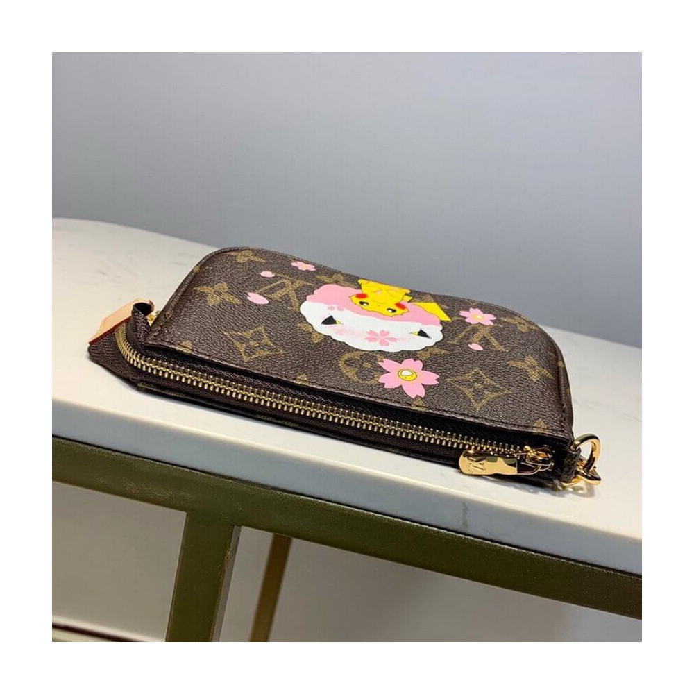 Louis Vuitton Pikachu Print Mini Pochette Accessoires M58009