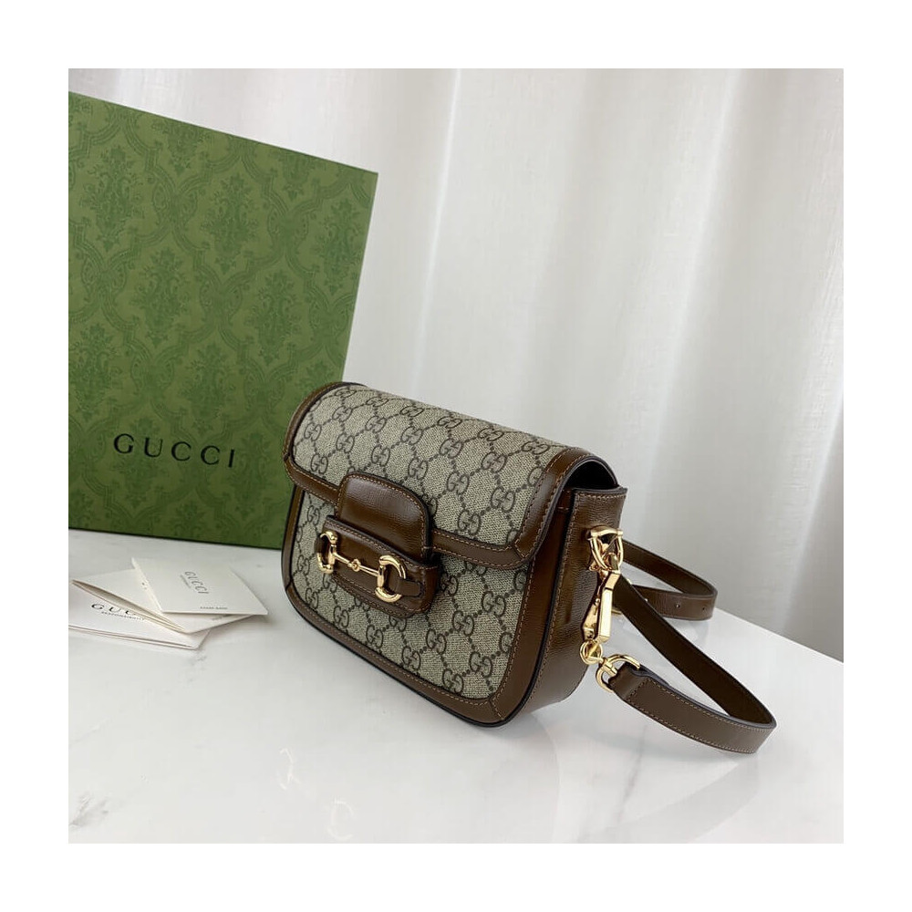 Gucci Horsebit 1955 Mini Bag in GG Supreme 658574