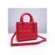 Dior Medium Lady Dior Bag in Ultramatte Cannage Calfskin M0565