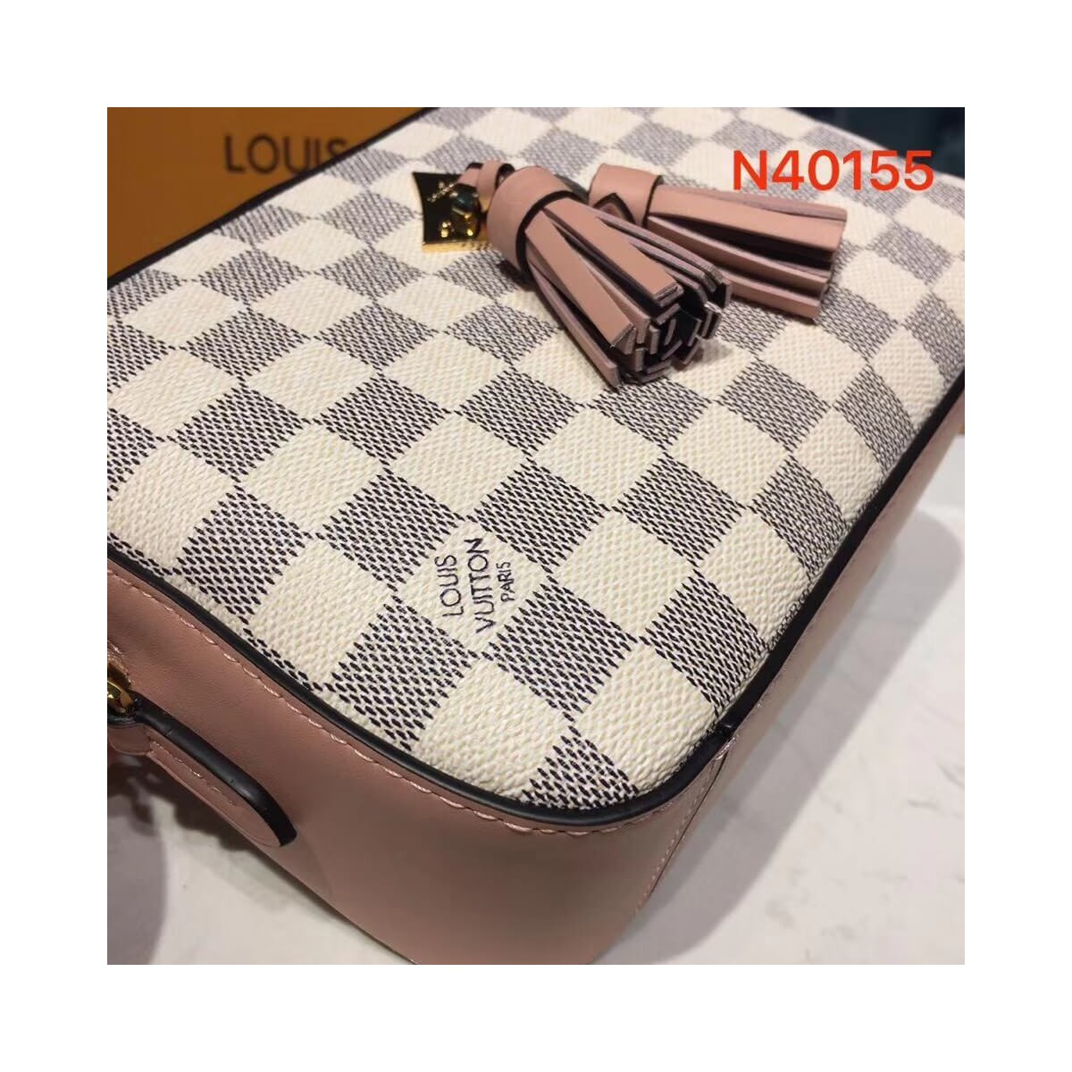 Louis Vuitton Damier Azur Canvas Saintonge N40154