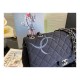 Chanel Denim Classic Flap Jumbo Large Bag AS2072