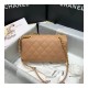 Chanel Front Logo Small Flap Bag AS1490