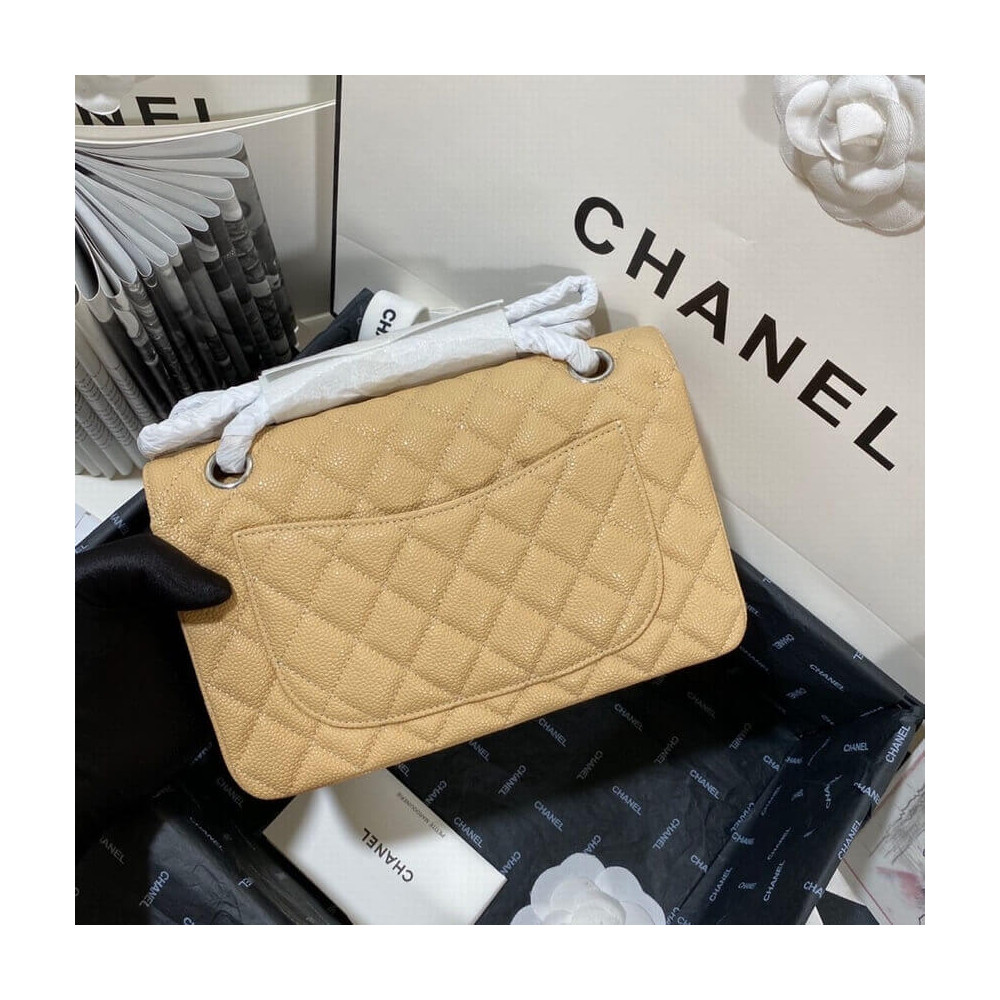 Chanel Small Classic Double Flap Bag A01113 Caviar Calfskin