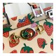 Gucci Zumi Strawberry Print Small Top Handle Bag 569712