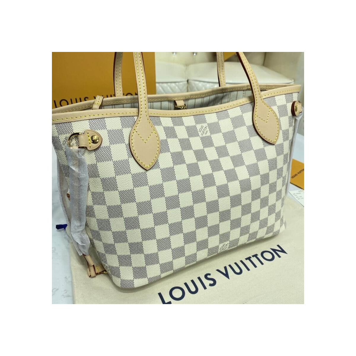 Louis Vuitton Damier Azur Neverfull PM N41362