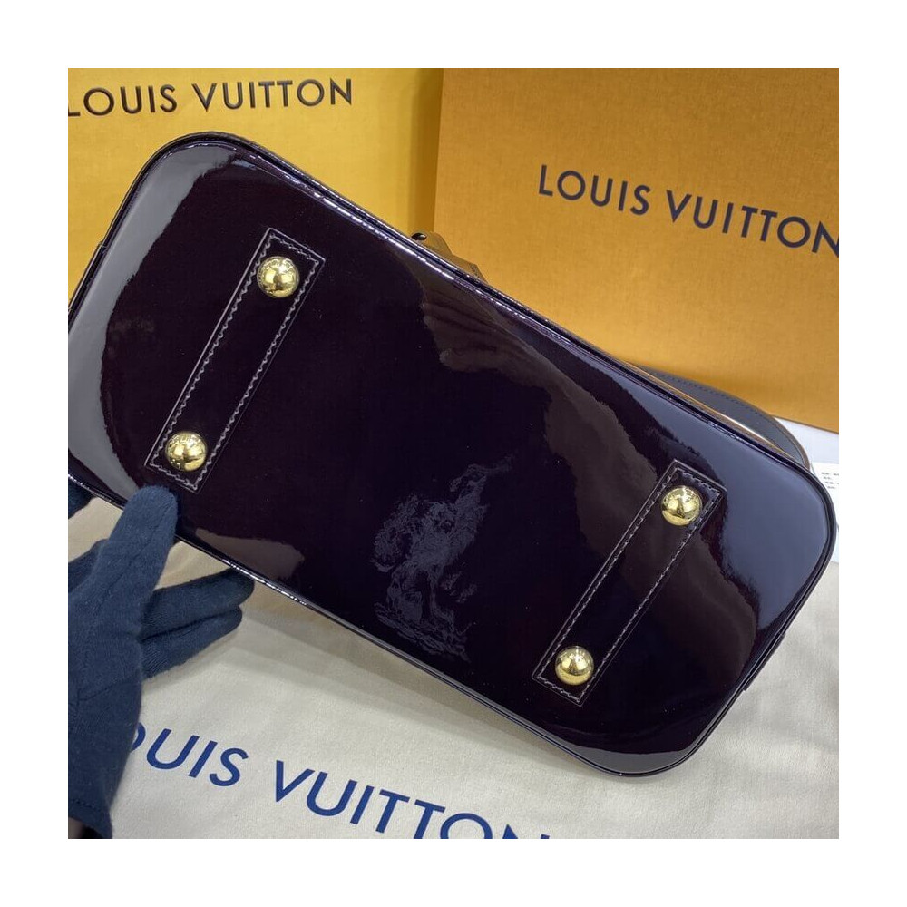 Louis Vuitton Monogram Vernis Leather Alma PM M91611