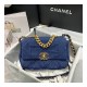 Chanel 19 Small Flap Bag AS1160 Denim